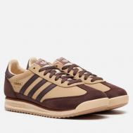 Мужские кроссовки  Originals SL 72 RS, цвет коричневый, размер 44.5 EU Adidas