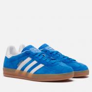 Кроссовки  Originals Gazelle Indoor, цвет голубой, размер 46 EU Adidas