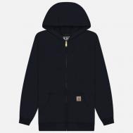 Мужская толстовка  Loose Fit Midweight Full-Zip Hoodie, цвет синий, размер XXL CARHARTT