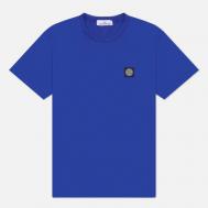 Мужская футболка  Compass Patch, цвет синий, размер L Stone Island