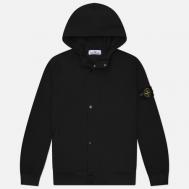 Мужская куртка ветровка  Light Soft Shell-R E.Dye Hooded, цвет чёрный, размер XXL Stone Island