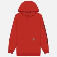 Мужская толстовка  Loose Fit Midweight Logo Sleeve Graphic Hoodie, цвет оранжевый, размер L CARHARTT