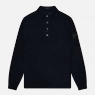 Мужской свитер  Castillos Wool Quarter Neck, цвет синий, размер L WEEKEND OFFENDER