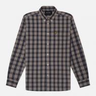 Мужская рубашка  Washed Check Poplin, цвет синий, размер L Lyle & Scott