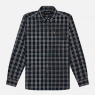 Мужская рубашка  Washed Check Poplin, цвет серый, размер XXL Lyle & Scott
