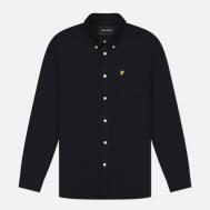 Мужская рубашка  Plain Oxford, цвет синий, размер S Lyle & Scott