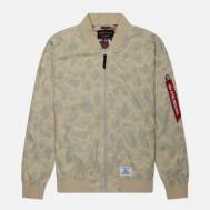 Мужская куртка бомбер  L-2B Packaway Flight, цвет бежевый, размер S Alpha Industries