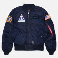 Мужская куртка бомбер  NASA MA-1 Flight Gen II, цвет синий, размер XXXL Alpha Industries