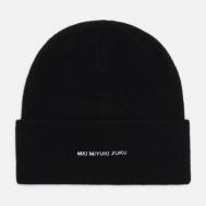 Шапка  Embroidered Logo Merino, цвет чёрный MKI MIYUKI ZOKU