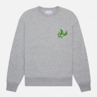 Мужская толстовка  Leaf Crew Neck, цвет серый, размер S MKI MIYUKI ZOKU