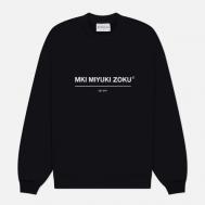 Мужская толстовка  Linear Crewneck, цвет чёрный, размер L MKI MIYUKI ZOKU