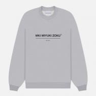 Мужская толстовка  Linear Crewneck, цвет серый, размер L MKI MIYUKI ZOKU