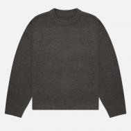 Мужской свитер  Mohair Blend Knit Crew, цвет коричневый, размер L MKI MIYUKI ZOKU