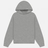 Мужской свитер  Mohair Blend Knit Hoodie, цвет серый, размер S MKI MIYUKI ZOKU