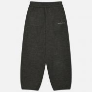 Мужские брюки  Mohair Blend Knit Wide Leg Joggers, цвет коричневый, размер L MKI MIYUKI ZOKU