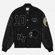 Мужская куртка бомбер  Patch Varsity, цвет чёрный, размер XL MKI MIYUKI ZOKU