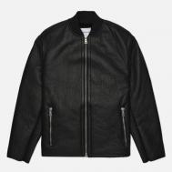 Мужская куртка бомбер  Shearling Bomber, цвет чёрный, размер L MKI MIYUKI ZOKU
