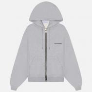 Мужская толстовка  Uniform Zip Hoodie, цвет серый, размер XXL MKI MIYUKI ZOKU