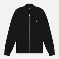 Мужская куртка бомбер  Jersey, цвет чёрный, размер XL Lyle & Scott