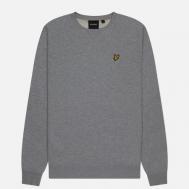 Мужская толстовка  Crew Neck Regular Fit, цвет серый, размер L Lyle & Scott