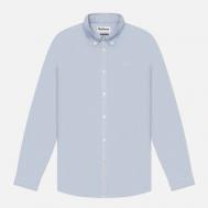 Мужская рубашка  Oxford Tailored, цвет голубой, размер XL Barbour