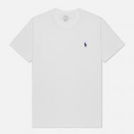 Мужская футболка  Custom Fit Crew Neck 26/1 Jersey, цвет белый, размер S Polo Ralph Lauren