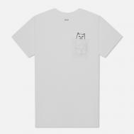 Мужская футболка  Lord Nermal Pocket, цвет белый, размер XXL RIPNDIP