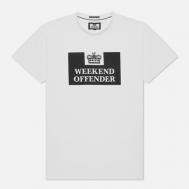 Мужская футболка  Prison Classics, цвет белый, размер S WEEKEND OFFENDER