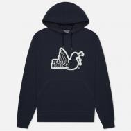 Мужская толстовка  Outline Dove Hoodie, цвет синий, размер XXL Peaceful Hooligan
