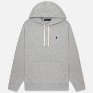 Мужская толстовка  Embroidered Pony Fleece Hoodie, цвет серый, размер L Polo Ralph Lauren
