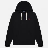 Мужская толстовка  Embroidered Pony Fleece Hoodie, цвет чёрный, размер M Polo Ralph Lauren