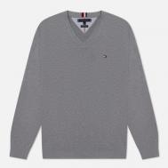 Мужской свитер  1985 V-Neck, цвет серый, размер S Tommy Hilfiger