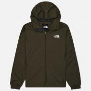 Мужская куртка ветровка  Quest Hooded, цвет оливковый, размер XL THE NORTH FACE