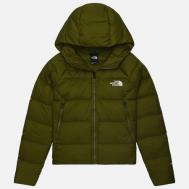 Женский пуховик  Hyalite Down Hooded, цвет оливковый, размер L THE NORTH FACE