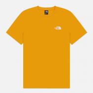 Мужская футболка  Simple Dome Crew Neck, цвет жёлтый, размер XL THE NORTH FACE