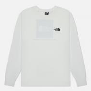 Мужской лонгслив  Redbox Crew Neck, цвет белый, размер XXL THE NORTH FACE