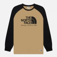 Мужской лонгслив  Heritage, цвет бежевый, размер M THE NORTH FACE