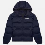 Мужской пуховик  A-Suomi Hooded 1, цвет синий, размер M Napapijri