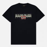 Мужская футболка  Aylmer Regular Fit, цвет чёрный, размер XXL Napapijri