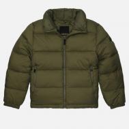 Женский пуховик  Box Logo Puffer, цвет зелёный, размер L Napapijri