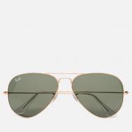 Солнцезащитные очки  Aviator, цвет золотой, размер 58mm Ray-Ban