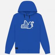 Мужская толстовка  Outline Dove Hoodie, цвет голубой, размер M Peaceful Hooligan