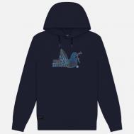 Мужская толстовка  Hex Dove Hoodie, цвет синий, размер XXXL Peaceful Hooligan