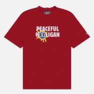 Мужская футболка  Screamadelica, цвет красный, размер L Peaceful Hooligan