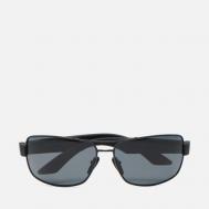 Солнцезащитные очки  50ZS 1AB02G Polarized, цвет чёрный, размер 65mm Prada Linea Rossa