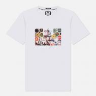Мужская футболка  Caps, цвет белый, размер S WEEKEND OFFENDER