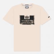 Мужская футболка  Bonpensiero, цвет бежевый, размер M WEEKEND OFFENDER