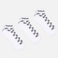 Комплект носков  Ankle Vector 3-Pack, цвет белый, размер 37-39 EU Reebok