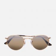 Солнцезащитные очки  Round Metal Chromance Polarized, цвет золотой, размер 50mm Ray-Ban