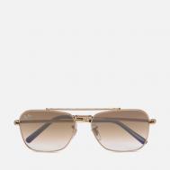 Солнцезащитные очки  New Caravan, цвет золотой, размер 55mm Ray-Ban